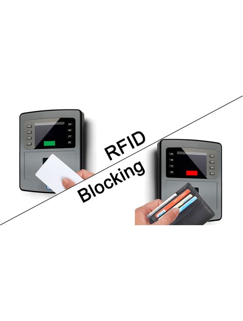 Travelambo RFID Blocking Genuine Leather Bifold Multi Card Wallet Classic
