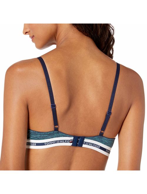 Tommy Hilfiger Women's Basic Comfort Push Up Underwire Convertible Bra with Lace