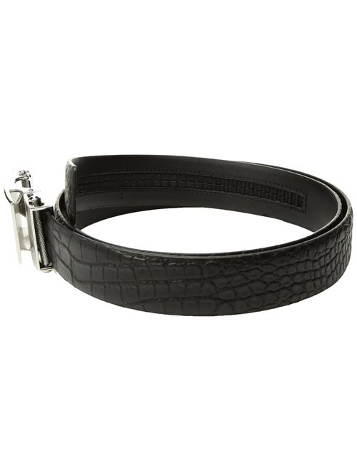 Crocs Comfort Click Men's Adjustable Perfect Fit Croc Belt with Plaque Buckle-As Seen On Tv