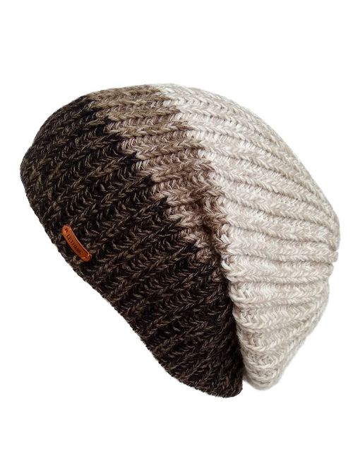 LETHMIK Unique Winter Skull Beanie Mix Knit Slouchy Hat Ski Cap for Men & Women