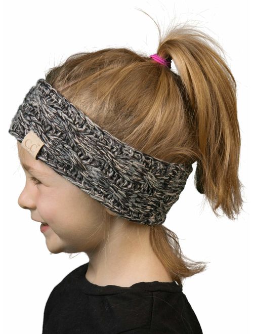 Funky Junque Kids Baby Toddler Knit Fuzzy Lined Head Wrap Headband Ear Warmer