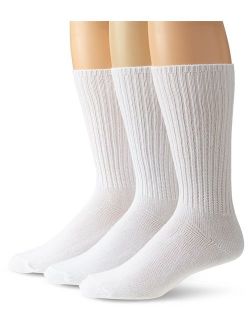 Men's 3 Pack Cotton Rich Casual Rib Crew Socks