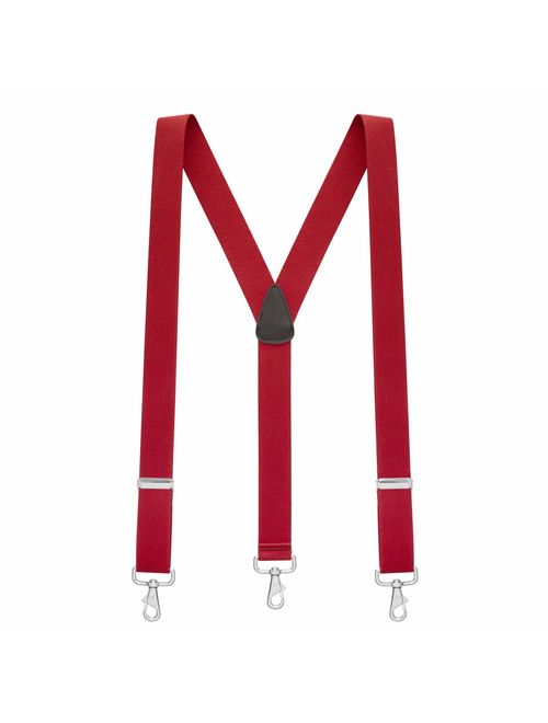 SuspenderStore Men's 1.5 Inch Trigger Snap Suspenders