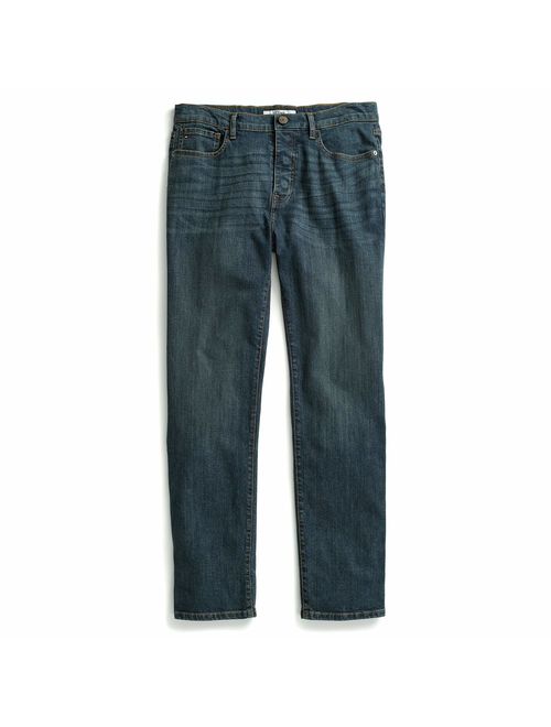 Tommy Hilfiger Men's Adaptive Jeans Relaxed Fit Adjustable Waist Magnet Buttons