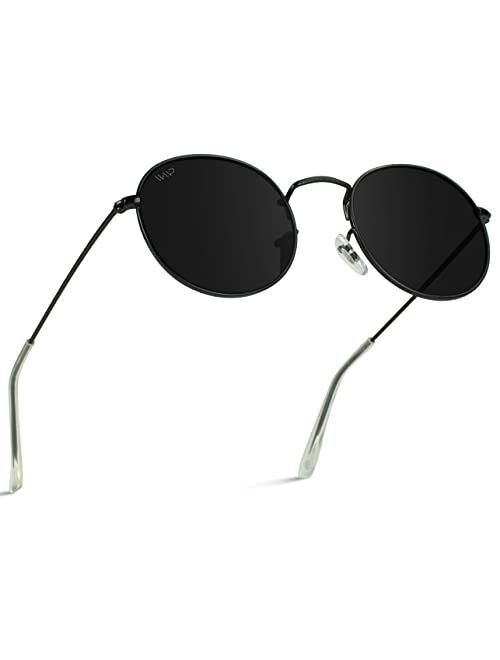 WearMe Pro - Reflective Lens Round Trendy Sunglasses