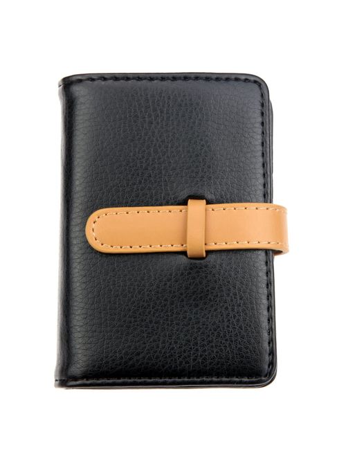 DEEZOMO PU Leather Credit Card Holder with 26 Card Slots
