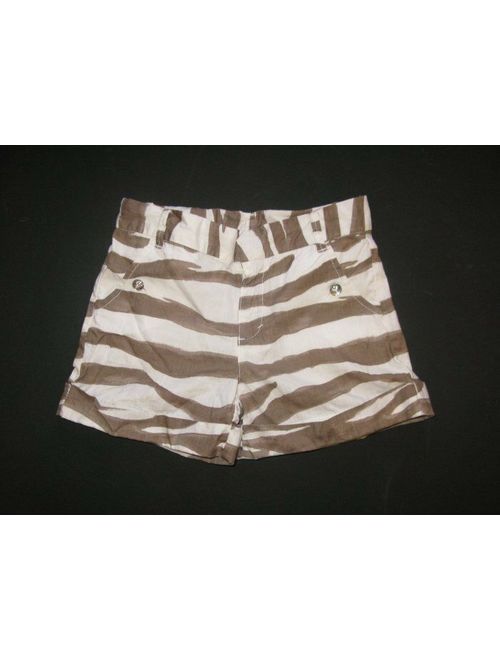 Gymboree zebra safari fashion sweetie swing knit tank top shirt print shorts 8