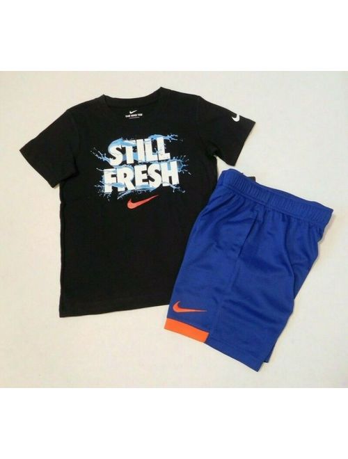 NWT Boys 2pc Nike Still Fresh Shirt & Shorts sz 6