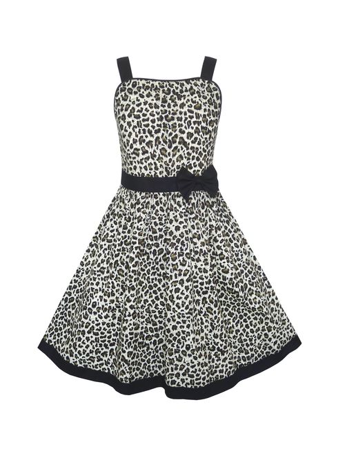 Sunny Fashion Girls Dress Heart Print Pink