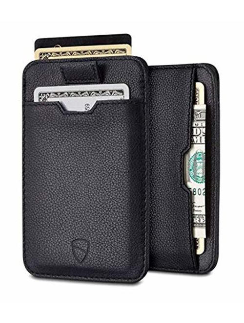 Vaultskin NOTTING HILL Slim Zip Wallet with RFID Protection for Cards Cash Coins