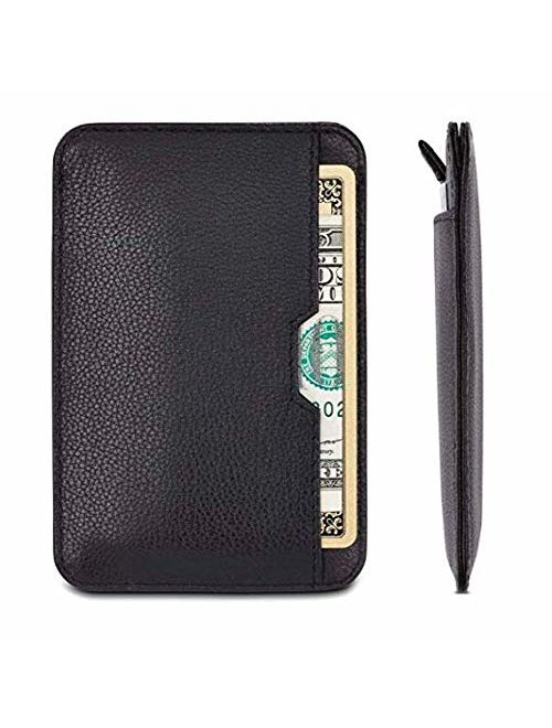 Vaultskin NOTTING HILL Slim Zip Wallet with RFID Protection for Cards Cash Coins