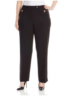 Women's Plus-Size Three-Pocket Suiting Pant