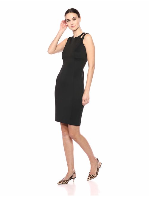 Calvin Klein Women's Double Strapped Sheath Dress