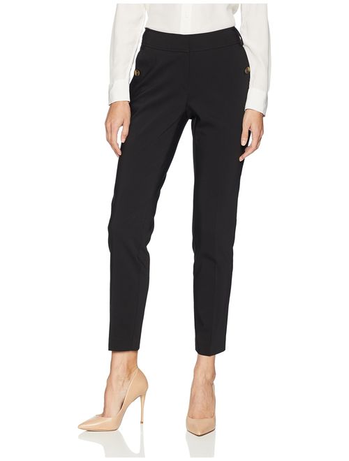 Calvin Klein Women's Pant with Pocket Buttons