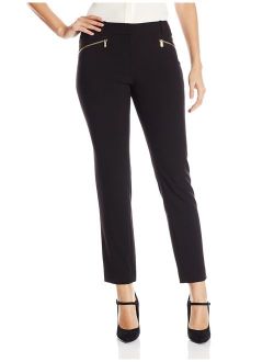 Women's Slim Suiting Pant with Zipper