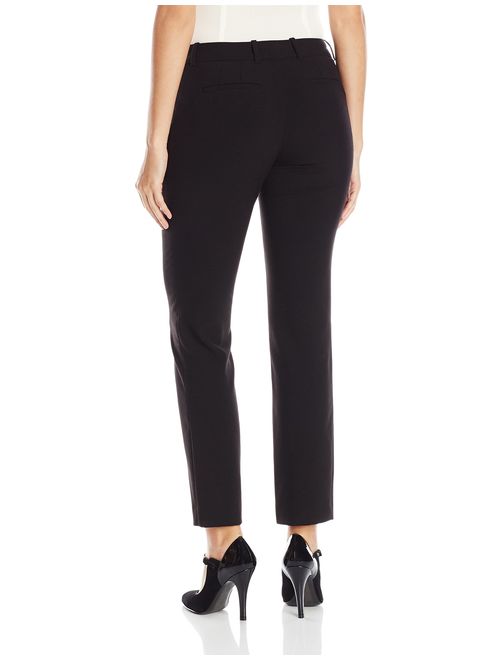 Calvin Klein Women's Slim Suiting Pant with Zipper