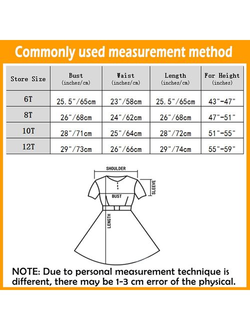 Girls Kids Casual Dress Paint Butterfly Rose Animal Fall Long Sleeve/Sleeveless Dresses