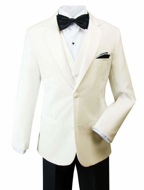 Spring Notion Big Boys' Modern Fit Tuxedo, No Tail