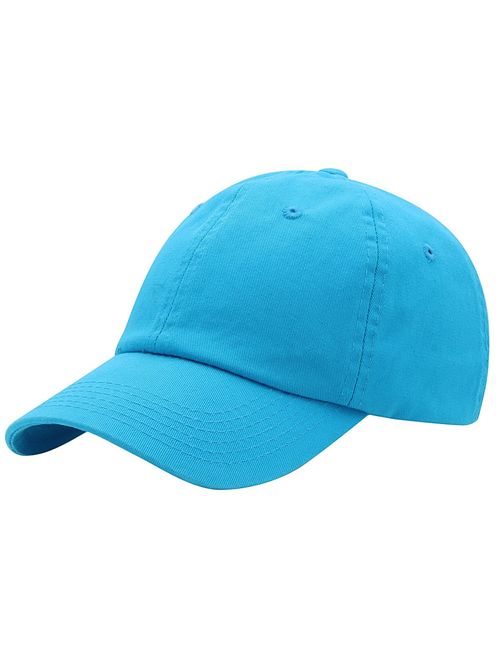 Top Level Baseball Cap for Men Women - Classic Cotton Dad Hat Plain Cap Low Profile