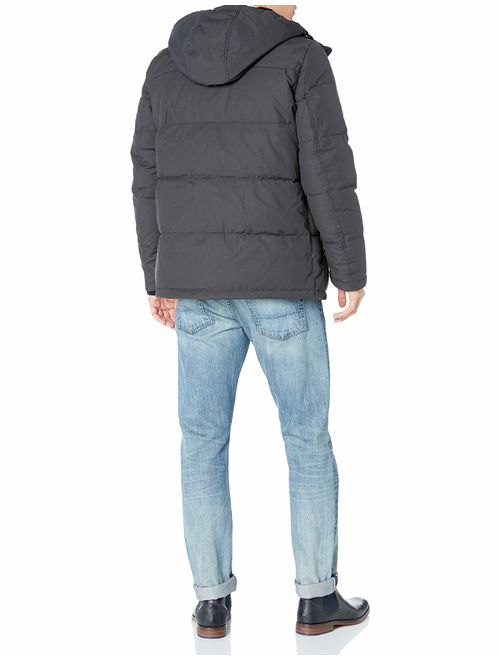 Calvin Klein Men's Sherpa Hooded Parka Coat