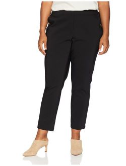 Women's Plus Size Pant with Pocket Buttons