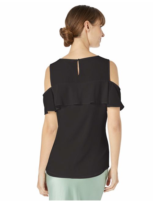 Calvin Klein Women's Cold Shoulder with Bead Detail