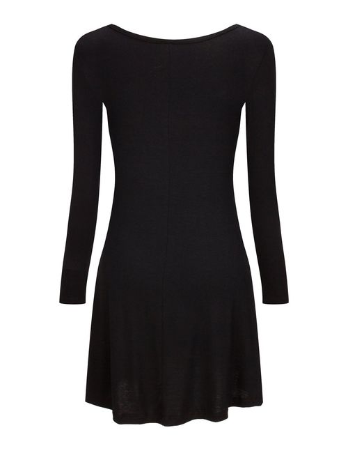 TOPONSKY Women's Casual Plain Simple T-Shirt Loose Dress