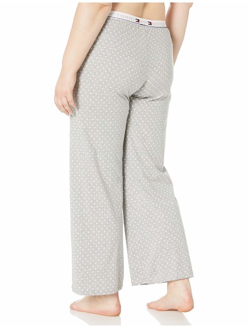Tommy Hilfiger Womens Logo Bottom Lounge Pajama Pant Pj