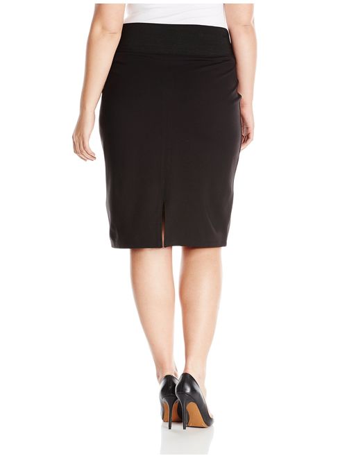 Calvin Klein Women's Plus-Size Wide Waist Skirt
