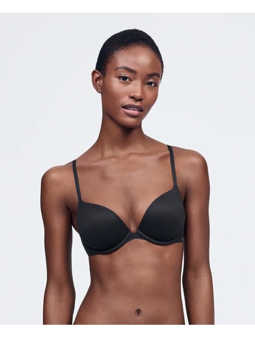 Calvin Klein Women's Perfectly Fit Push Up Plunge Memory Touch Bra