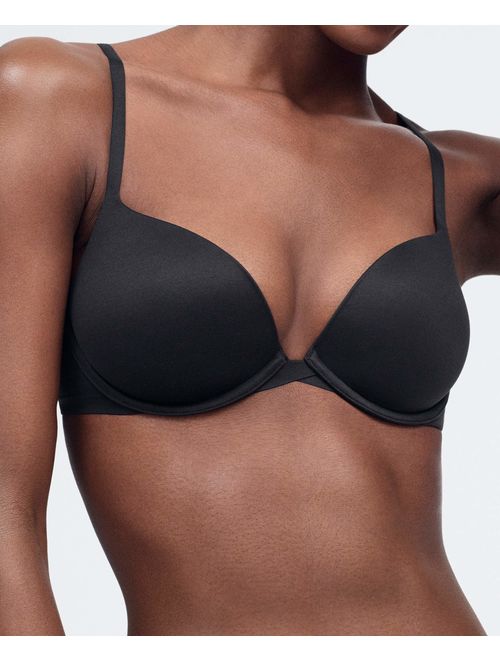 Calvin Klein Women's Perfectly Fit Push Up Plunge Memory Touch Bra