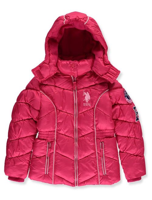 U.S. Polo Assn. Girls' Bubble Jacket (More Styles Available)
