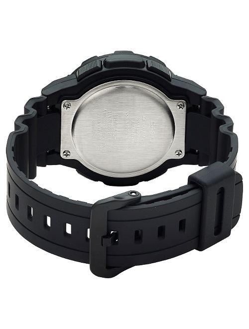 Casio Men's Ana-Digi Dive Style Watch - Black/Gold (AEQ100BW-9AVCF)