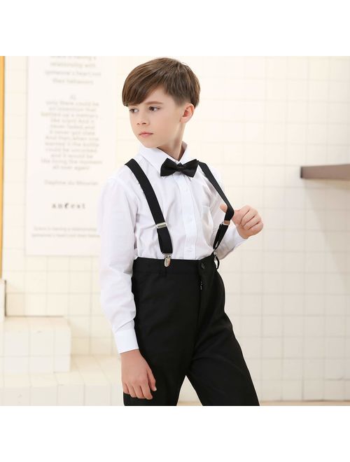 Kids Suspender and Bow Tie Set for Boys and Girls Adjustable and Elastic LORELAI Toddler 