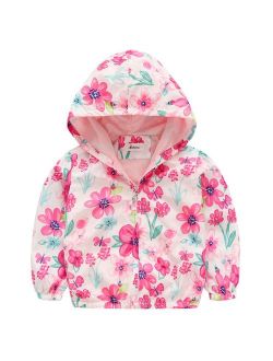 BOBORA Girl Floral Hoodie Jacket