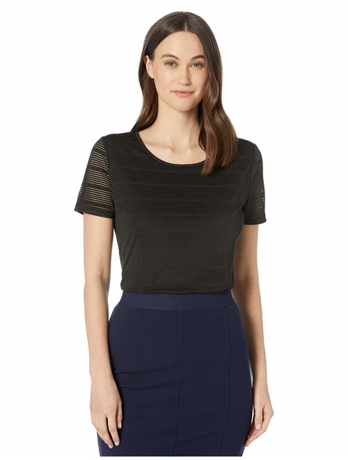 Calvin Klein Women's Shadow Stripe T-Shirt
