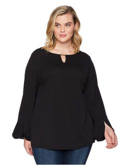 Women's Plus Size Tripple Flare Sleeve