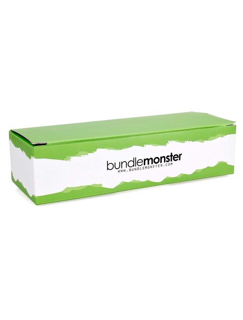 Bundle Monster 5 pc Boys Mixed Pattern Pre-Tied Elastic Fashion Necktie Sets