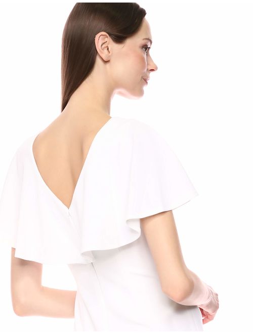 Calvin Klein Women's Flutter Sleeves Sheath Dress