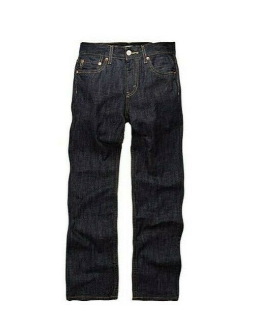 Levi's 514 Blue Boys Size 8 Jeans Straight Leg Regular Fit Adjustable Waist
