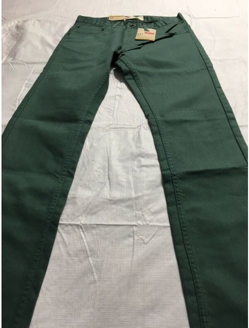 Levi's Levis 511 Jeans Boys 16 Regular 28x28 Slim Fit Slightly Tapered Waterlog Green