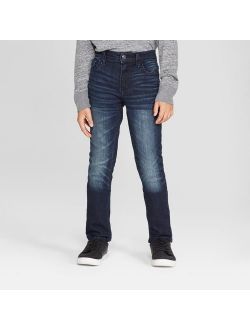 Boys' Skinny Fit Jeans - Cat & Jack™ Medium Blue