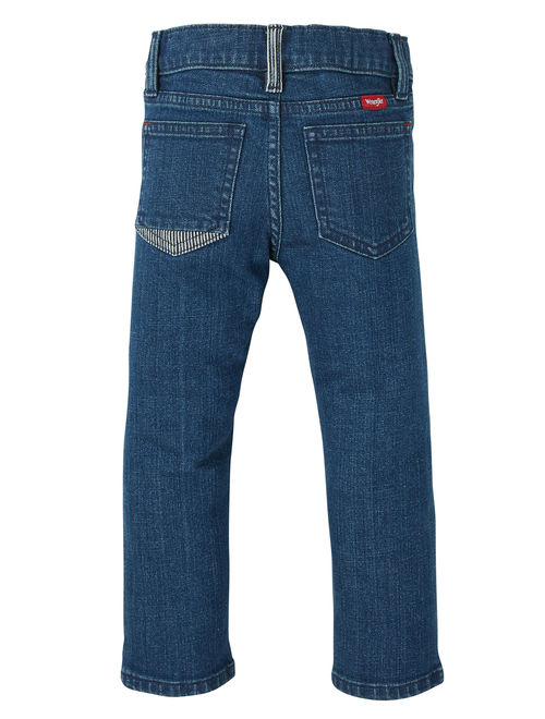 Wrangler Toddler Boy Premium Slim Straight Patch Jean