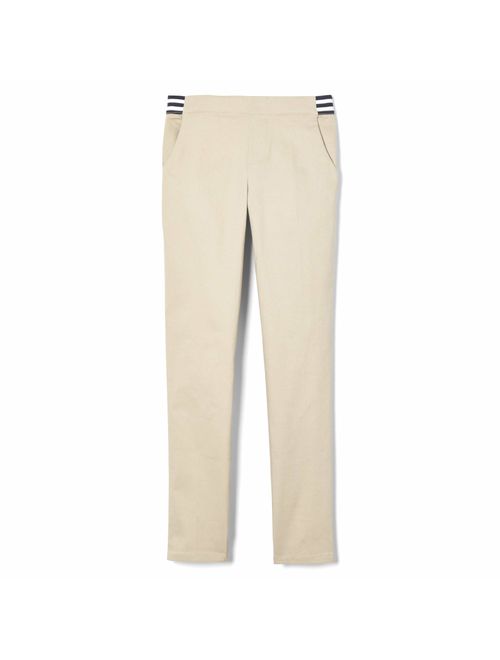 French Toast Girls' Stretch Contrast Elastic Waist Pull-on Pant