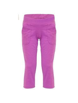 Soffe 5370G511SML Girl French Terry Comfy Capri, Meadow Mauve - Small