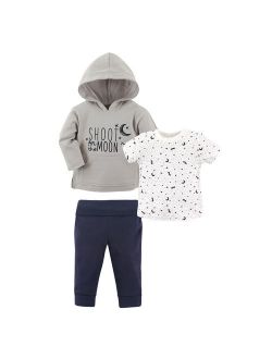 Baby Toddler Boy Hoodie, T-Shirt & Pants, 3pc Outfit Set