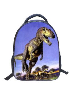 2018 new semester Cool Dinosaur Animal Kids School Backpack 3D Dinosaur Drawing Children Book Bag for boys