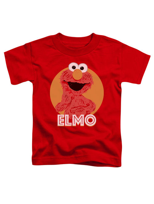 Sesame Street - Elmo Scribble - Toddler Short Sleeve Shirt - 3T