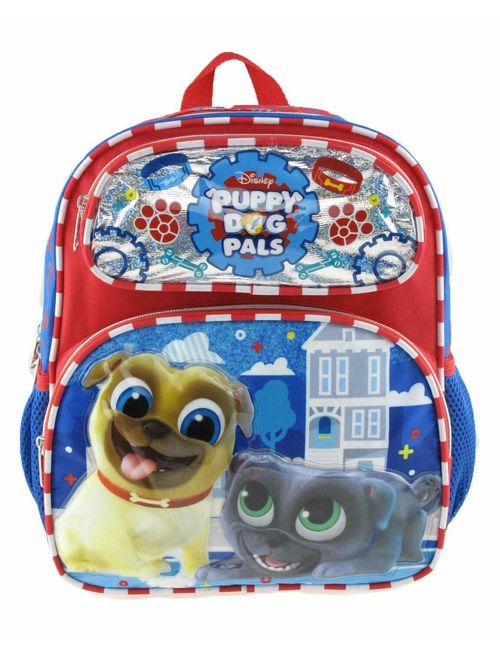 Disney's Puppy Dog Pals 12" Toddler Size Backpack - Paw Prints
