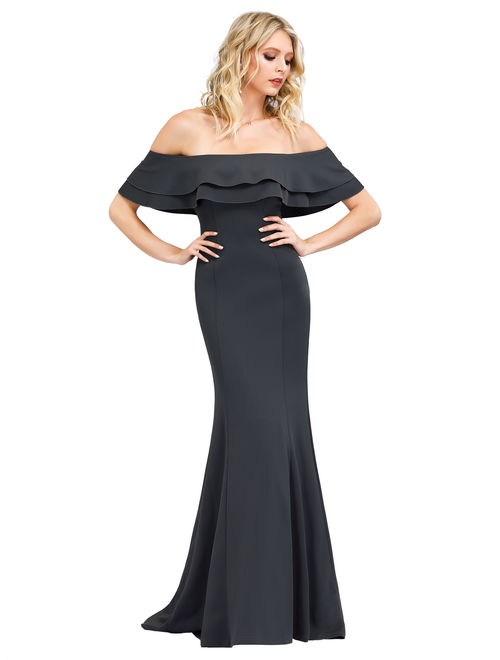 Ever-Pretty Women's Elegant Off Shoulder Formal Evening Dresses for Women 00853 US04